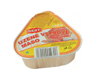 Uzené vepřové maso s vejci