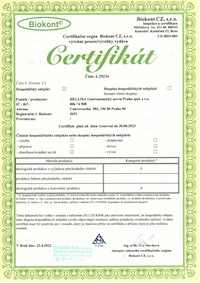 Certificate Biokont