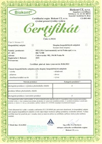 Certificate Biokont