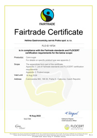 Certifikát FLO-CERT