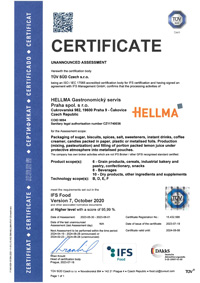 Certificate IFS