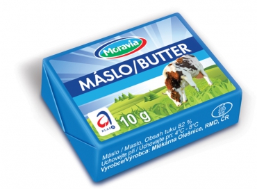 Máslo Moravia 10g - Alu folie