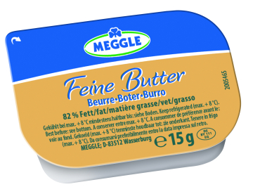 Máslo Meggle 15g - vanička