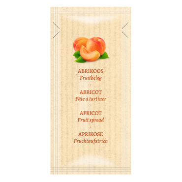 Apricot spread, sachet