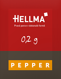 Hellma pepper portion