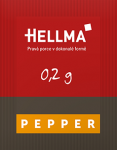 Hellma pepper portion