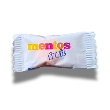 Mentos meeting fruit