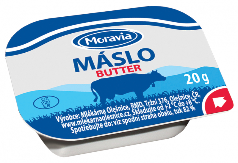 MORAVIA butter 20g/60 ks plast » Butters and margarines » Selection